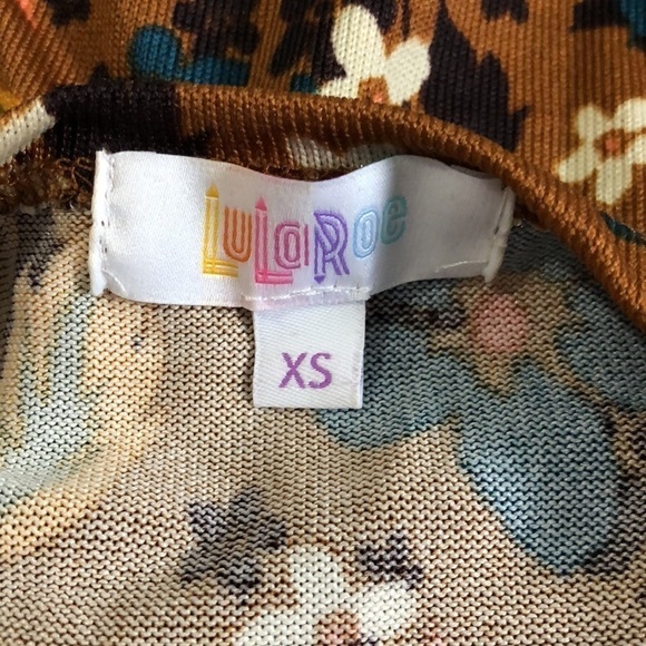 LuLuRoe floral duster size XS EUC - Picture 5 of 7